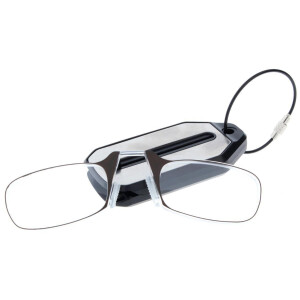 Handlicher Zwicker mit praktischem Etui in Stärke...