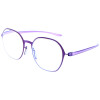 Filigrane Lesebrille AURORA mit einfacher Entspiegelung und Blaulichtfilter in Violett + 1,50 dpt