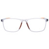 Sportliche Lesebrille LOGAN mit Blaulichtfilter und farblichen Highlights in Grau + 3,00 dpt