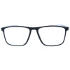 Sportliche Lesebrille LOGAN mit Blaulichtfilter und Highlights in Schwarz - Grau + 1,00 dpt