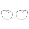 Stylische Cateye-Bifokalbrille RITA in Gold-Schwarz mit Federscharnier und individueller Stärke
