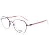Filigrane Damen - Brillenfassung LO28 C2 von Oxibis in Pflaume / Rosa