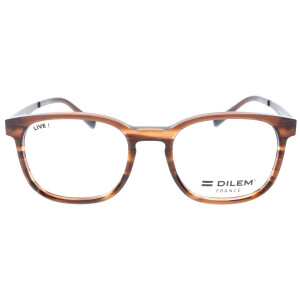 Moderne Brillenfassung SKA111 von DILEM France in Holz -...