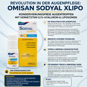 Omisan SODYAL X LIPO konservierungsfreie Augentropfen mit...