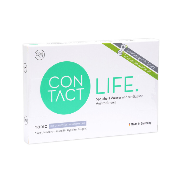WÖHLK CONTACT LIFE TORIC 6 Monatslinsen / BC 8.6 mm / DIA 14.4 mm