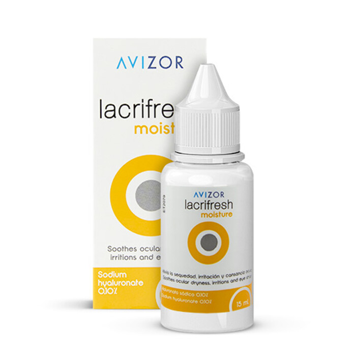 AVIZOR Lacrifresh Moisture - Augentropen mit 0,1 % Hyaluron für sensible Augen 15 ml