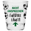 Robustes Sheepworld Schnapsglas mit lustigem Spruch "Fußball"