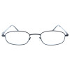 Zeitlose Lesebrille RSPECXS METAL-CLIP in Schwarz mit praktischen Befestigungsclip + 2,50 dpt