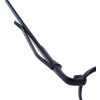 Zeitlose Lesebrille RSPECXS METAL-CLIP in Schwarz mit praktischen Befestigungsclip + 2,50 dpt