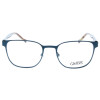 Stilvolle Vollrand - Brillenfassung von Oxibis TR3 C4 aus Metall in Blau - Havanna
