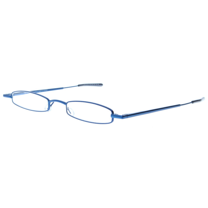 Praktische Lesebrille I-MAG MINI mit Metall-Etui in 5 Farben Blau +2,50 dpt