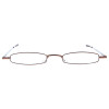 Praktische Lesebrille I-MAG MINI mit Metall-Etui in 5 Farben Braun +2,00 dpt