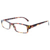 schlicht sportliche Kunststoff-Halblesebrille /-hilfe in verschiedenen Farben Havanna kristall + 2,0 dpt
