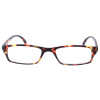 schlicht sportliche Kunststoff-Halblesebrille /-hilfe in verschiedenen Farben Havanna matt + 1,5 dpt