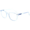Moderne Fertiglesebrille FROZEN in transparenten Pastelltönen mit Federscharnier Kristall + 2,50 dpt