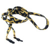 Breites Brillenband / Brillenkordel im angesagten Leoparden Design in Gelb