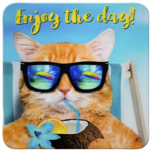 Sheepworld - Niedlicher 3D Untersetzer "Enjoy the...