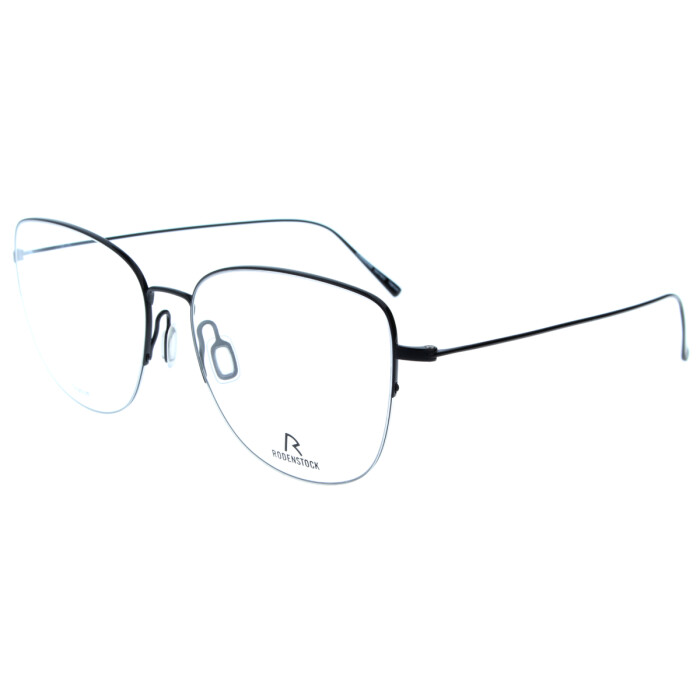 Dezente Nylor-Brillenfassung von Rodenstock R7132 B aus Titan in Schwarz