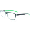 Lesebrille RSPECXS SPORTREADER im sportlichen Design mit Federscharnier in Schwarz / Grün + 3,00 dpt