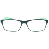 Lesebrille RSPECXS SPORTREADER im sportlichen Design mit Federscharnier in Schwarz / Grün + 3,00 dpt