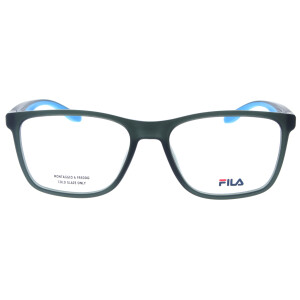 Sportliche Herren-Brillenfassung FILA VFI709 6S8M mit Federscharnier in zeitlosem Schwarz/Blau