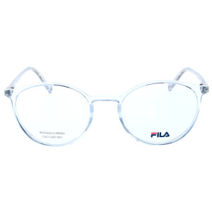 Moderne Brillenfassung FILA VFI201 0880 mit flexiblen Bügeln in Transparent