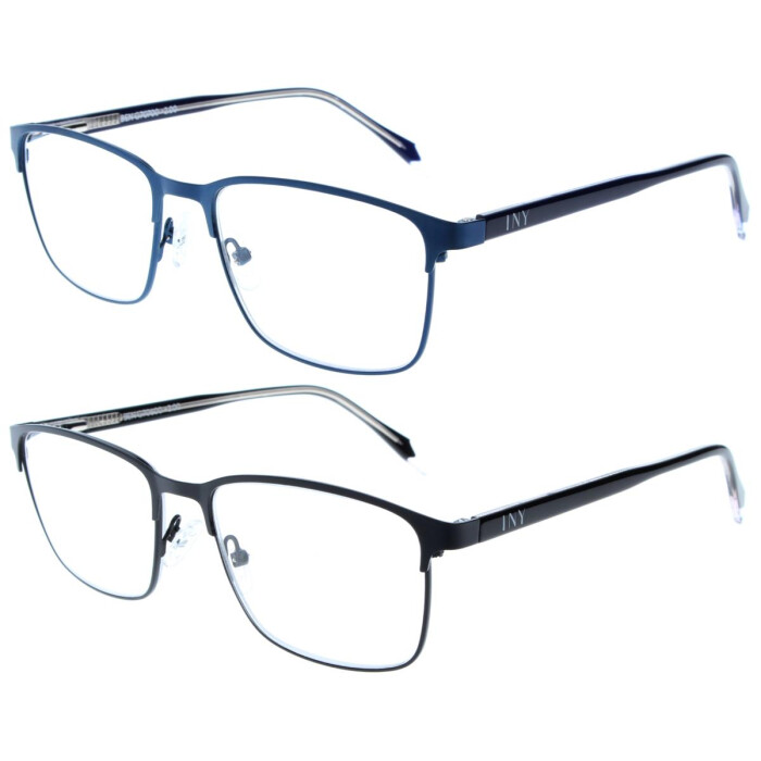 Moderne Lesebrille BEN aus hochwertigem Metall mit Federscharnier