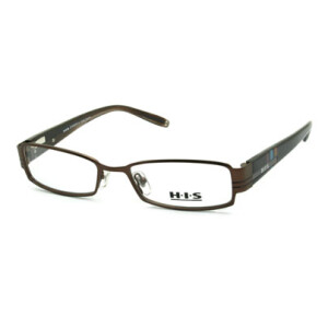 Moderne Brillenfassung HIS 591 - 002 in Braun mit...