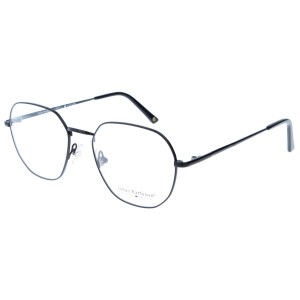 Klassische Vollrand - Brillenfassung JKC - 973 C1 in Schwarz aus hochwertigen Metall