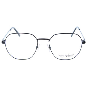 Klassische Vollrand - Brillenfassung JKC - 973 C1 in Schwarz aus hochwertigen Metall