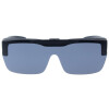 Praktische Überbrille aus Kunststoff polarisierende und hochklappbarer in Schwarz