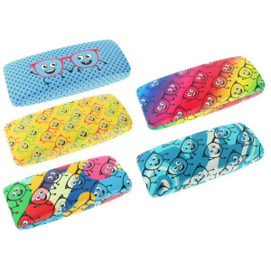 Robustes Hartschalen - Etui MYKONOS mit witzigen Brillen...