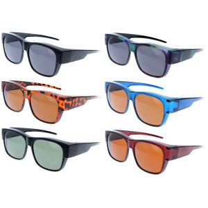 Stylische Kunststoff - Überbrille / Sonnenbrille mit...