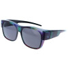 Stylische Kunststoff - Überbrille mit 100% UV-400 Schutz und Polarisation im Farbmix