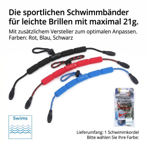 Schwimmfähige Brillenkordel für viele...