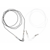 Filigranes Silikon-Brillenband 0,8mm mit Schmuckring