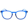 Farbenfrohe Kunststoff - Lesebrille ROBIN mit Federscharnier in Blau + 3,50 dpt