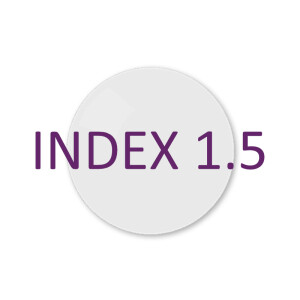 Brillenglas-Konfigurator für klare Einstärken-Gläser Index 1.5 mit Super-Entspiegelung und Hartschicht