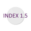 Brillenglas-Konfigurator für klare Einstärken-Gläser Index 1.5 mit Super-Entspiegelung und Hartschicht