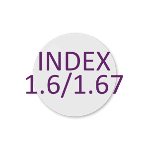 Brillenglas-Konfigurator für klare Einstärken-Gläser Index 1.6 inkl. Super-Entspiegelung
