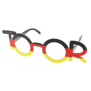Ultimative Fan - Sonnenbrille "TOOR" mit getönten Gläsern für elf Länder