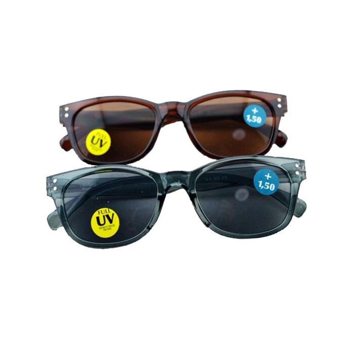 Sonnenbrille BEN zum Lesen mit Federscharnier in zwei Farben in verschiedenen Stärken