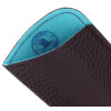 edles Einstecketui für Brillen in Braun - Türkis