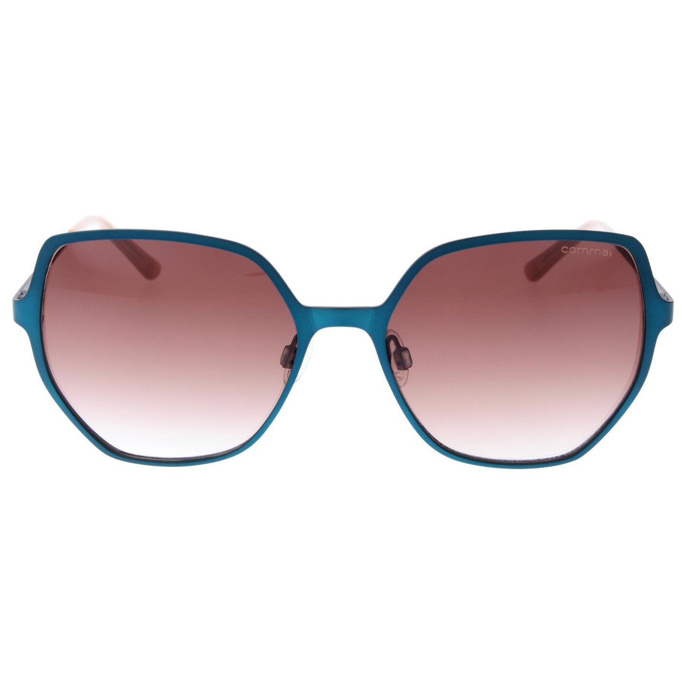 Stylische Comma Sonnenbrille - 77169 Petrol 55/17 Vollrand 