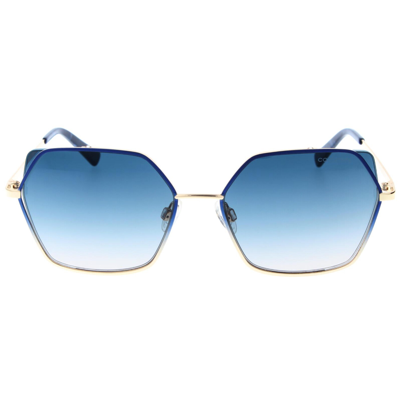 Moderne Damen - Sonnenbrille COMMA CO 77174 41 in Dunkelblau - Silber 