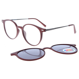 Fernbrille FRANCIS aus TR90-Material wahlweise mit Sonnen-Clip und individueller Sehstärke