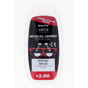 Nahteilsegmente (OPTX 20/20) - hochtransparent in verschiedenen Stärken