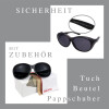 Polarisierende Überbrille / Sonnenbrille ACTIVE SOL MEGA CAT 4 in Schwarz mit grauer Tönung
