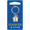 Sheepworld - 46840 - Mini Schlüsselanhänger, Haus, Zuhause ist, wo Du bist, Metall, Kunststoff