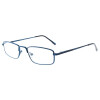 Lesehilfe / Lesebrille mit Federscharnier ANTJE in Rot, Schwarz und Blau